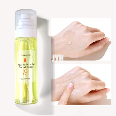 হাইড্রেটিং 100ML স্যালিসিলিক অ্যাসিড টোনার ব্রণ তৈলাক্ত ত্বকের জন্য OEM ODM