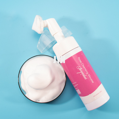 OEM Skincare 120ml ফোমিং ফেসিয়াল ক্লিনজার ব্ল্যাকহেড রিমুভার ফেস ওয়াশ