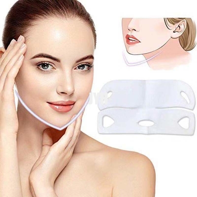 OEM V আকৃতির স্লিমিং ফেস মাস্ক ডাবল চিন রিডুসার V লাইন লিফটিং মাস্ক