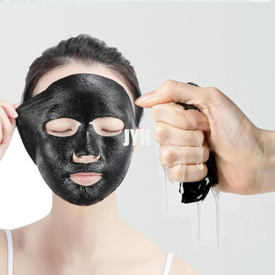 কাস্টম লোগো চারকোল কালো শীট মাস্ক প্রসাধনী Paraben বিনামূল্যে তেল নিয়ন্ত্রণ
