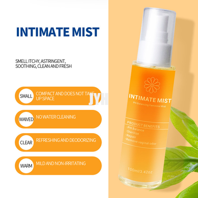 100ML OEM ত্বকের যত্ন পণ্য প্রাকৃতিক ভারসাম্য PH নারীর যত্ন কুয়াশা অন্তরঙ্গ এলাকায় চুলকানি জন্য